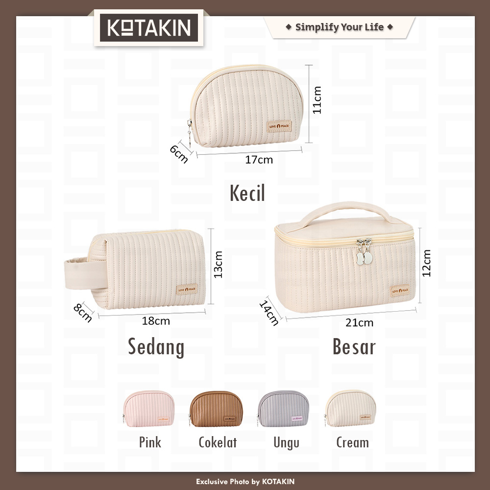 Puffy Make Up Bag Organizer